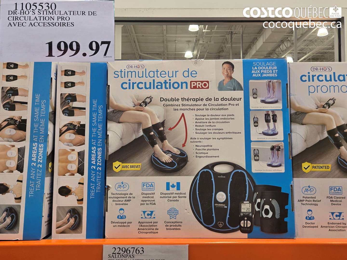 1105530 DR-HO'S STIMULATEUR DE CIRCULATION PRO AVEC ACCESSOIRES $199.97