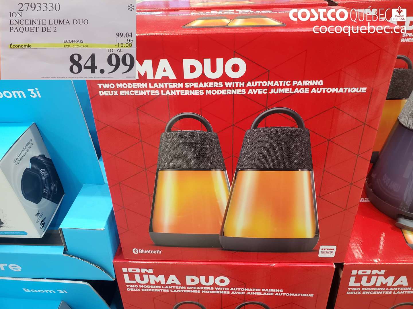 2793330 ENCEINTE LUMA DUO PAQUET DE 2 ($15.00 INSTANT SAVINGS EXPIRES ON 2026-03-01) $84.99