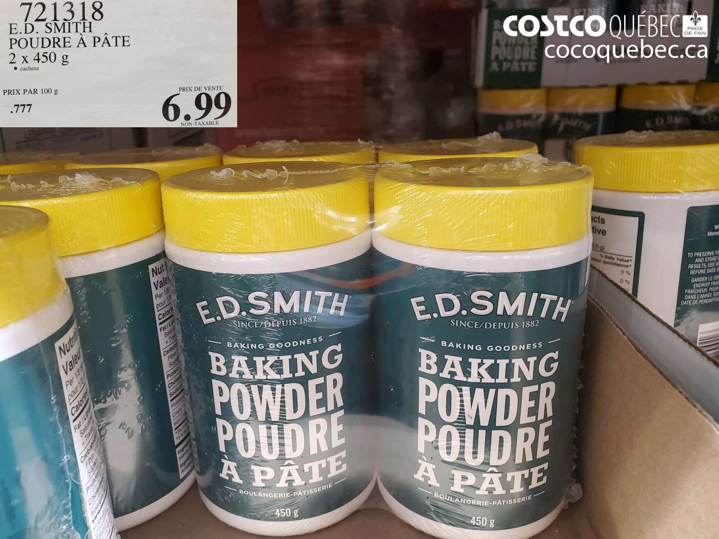 721318 E. D. SMITH POUDRE À PÂTE $6.99