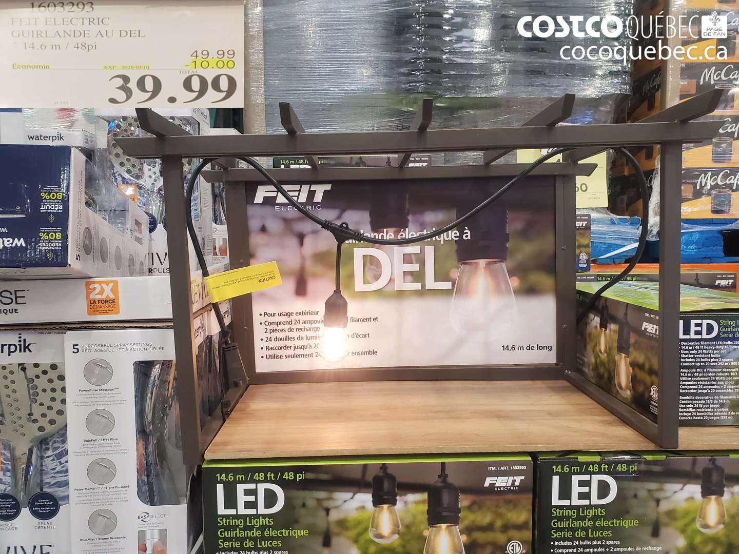 1603293 FEIT ELECTRIC GUIRLANDE AU DEL ($10.00 INSTANT SAVINGS EXPIRES ON 2026-03-01) $39.99