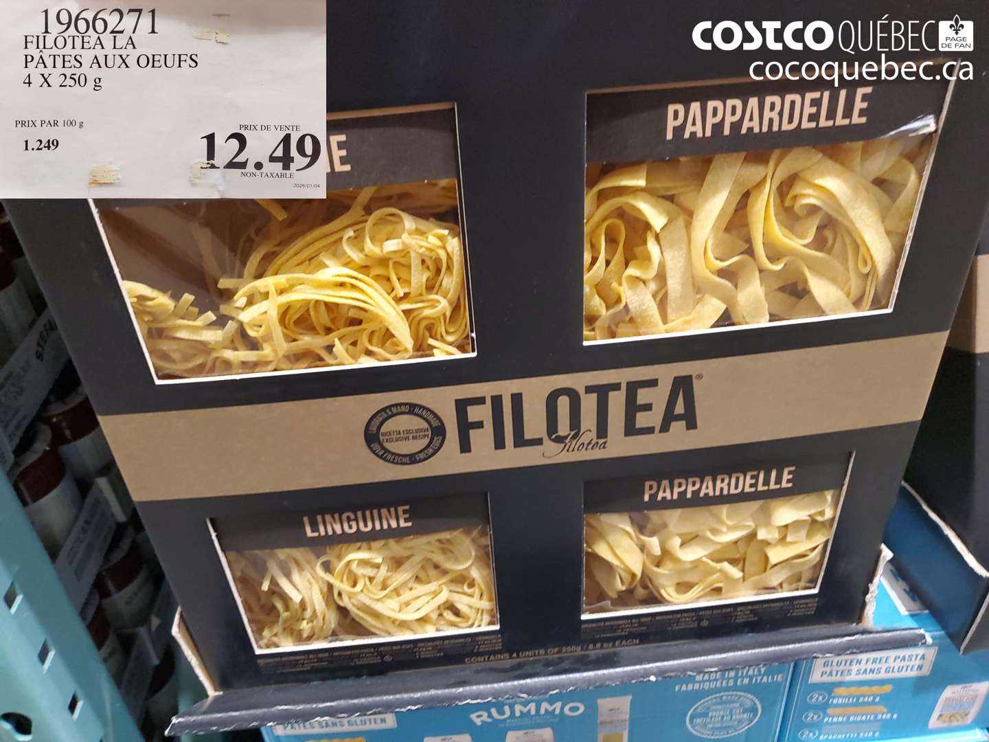 1966271 FILOTEA LA PÂTES AUX OEUFS $12.49