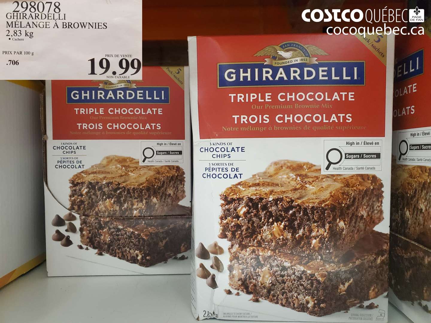 298078 GHIRARDELLI MELANGE A BROWNIES $19.99