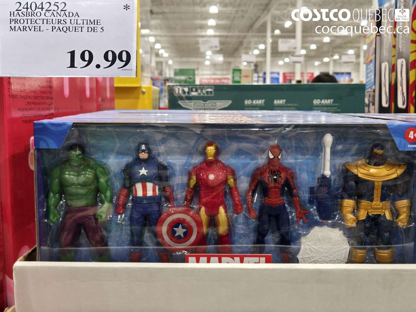 2404252 HASBRO CANADA PROTECTEURS ULTIME MARVEL - PAQUET DE 5 $19.99