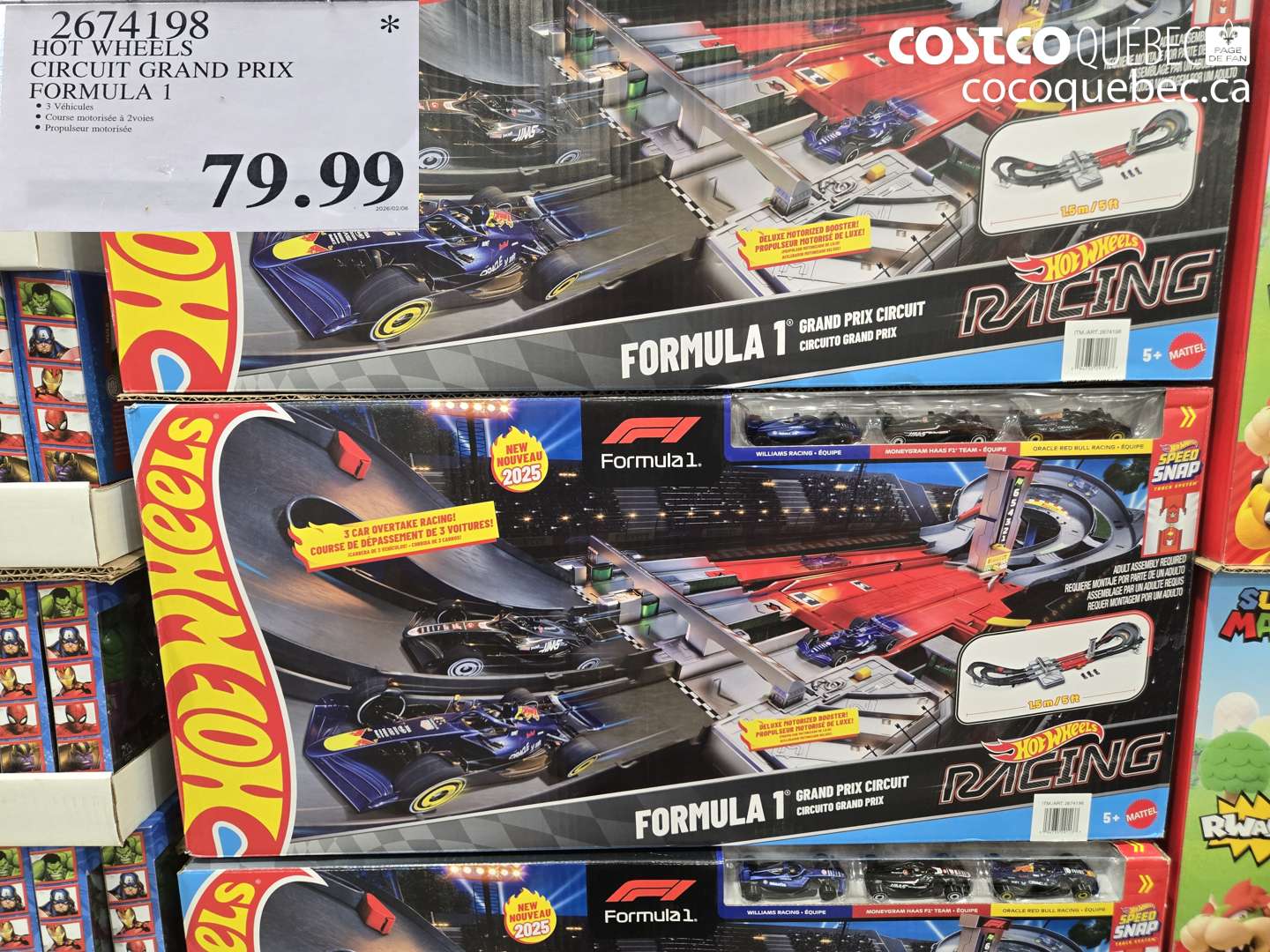 2674198 HOT WHEELS CIRCUIT GRAND PRIX FORMULA 1 $79.99