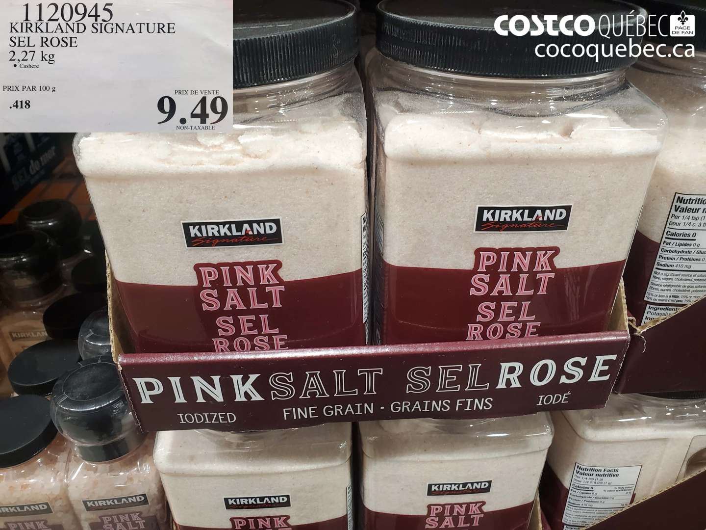 1120945 KIRKLAND SIGNATURE SEL ROSE $9.49