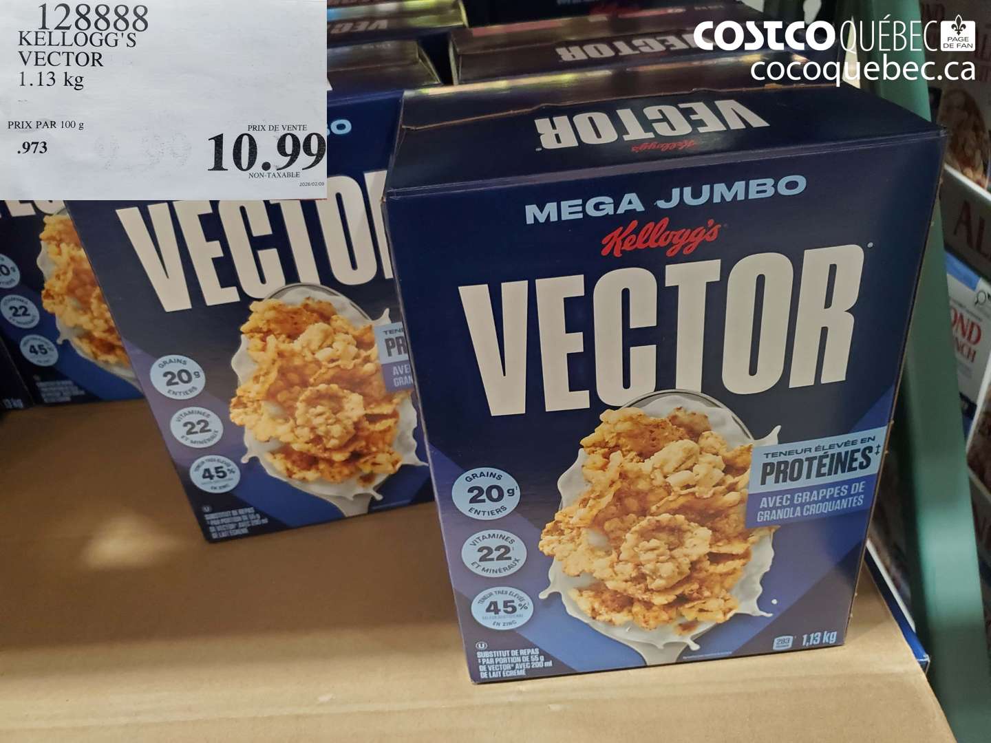 128888 Kellogg's Vector 1.13 kg $10.99