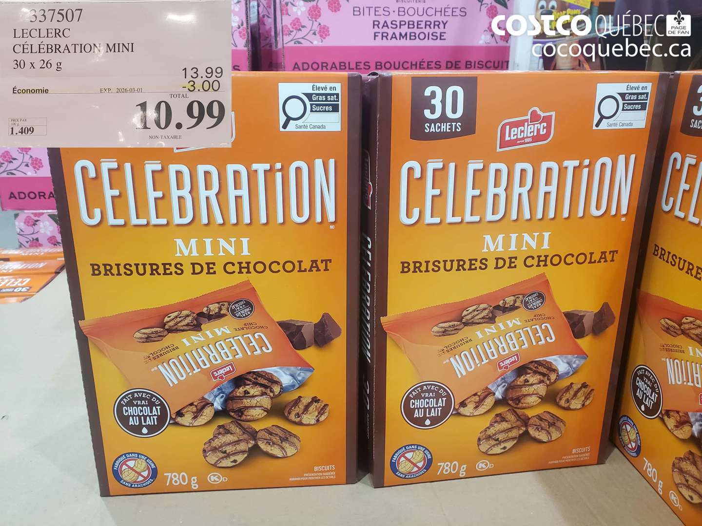337507 LECLERC CÉLÉBRATION MINI 30 X 26 G ($3.00 INSTANT SAVINGS EXPIRES ON 2026-03-01) $10.99