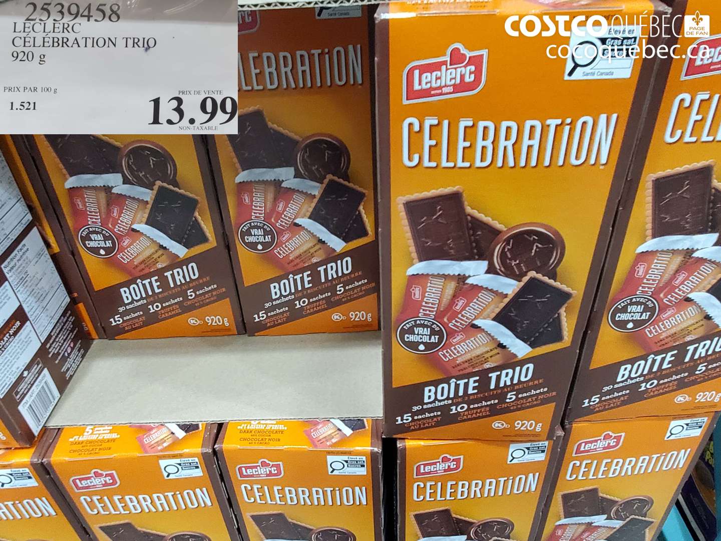 2539458 LECLERC CELEBRATION TRIO $13.99