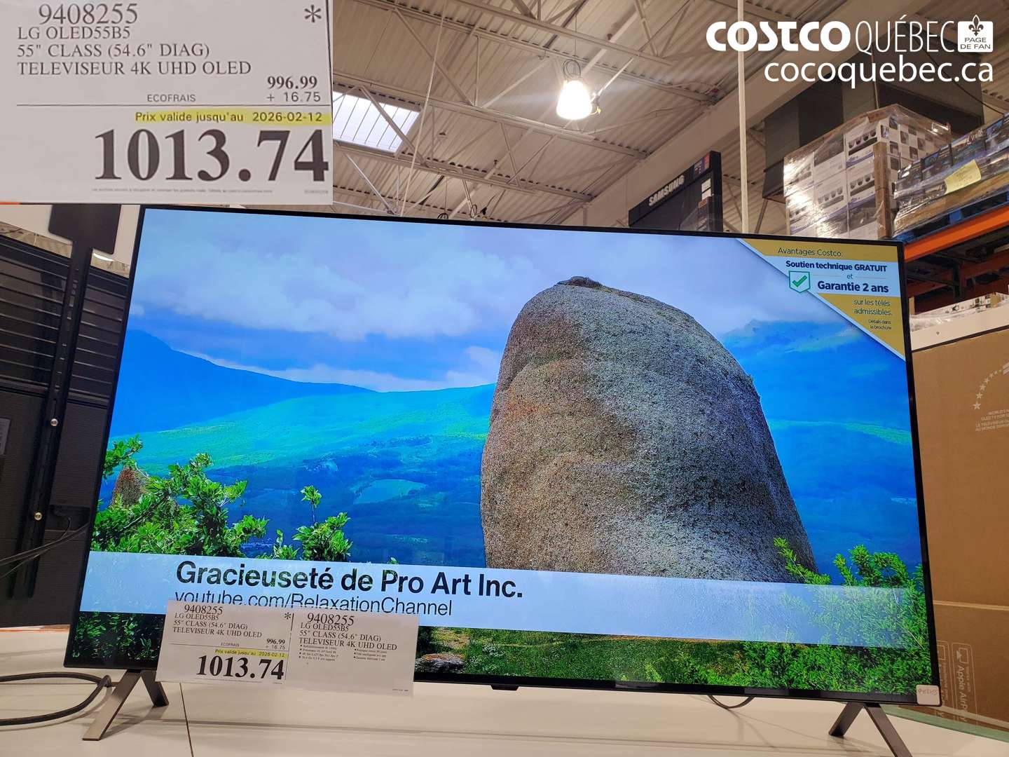 9408255 LG OLED55B5 55