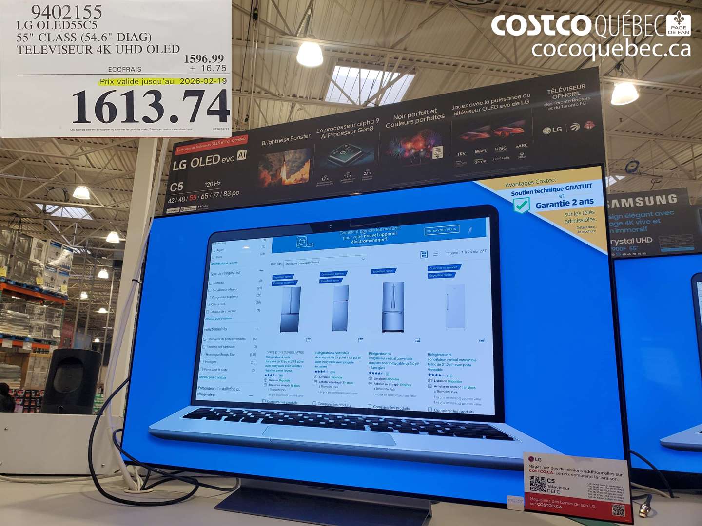 9402155 LG OLED55C5 55