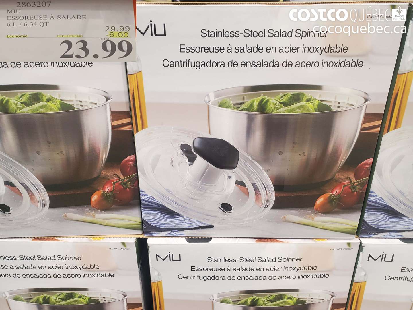 2863207 MIU ESSOREUSE À SALADE ($6.00 INSTANT SAVINGS EXPIRES ON 2026-03-08) $23.99