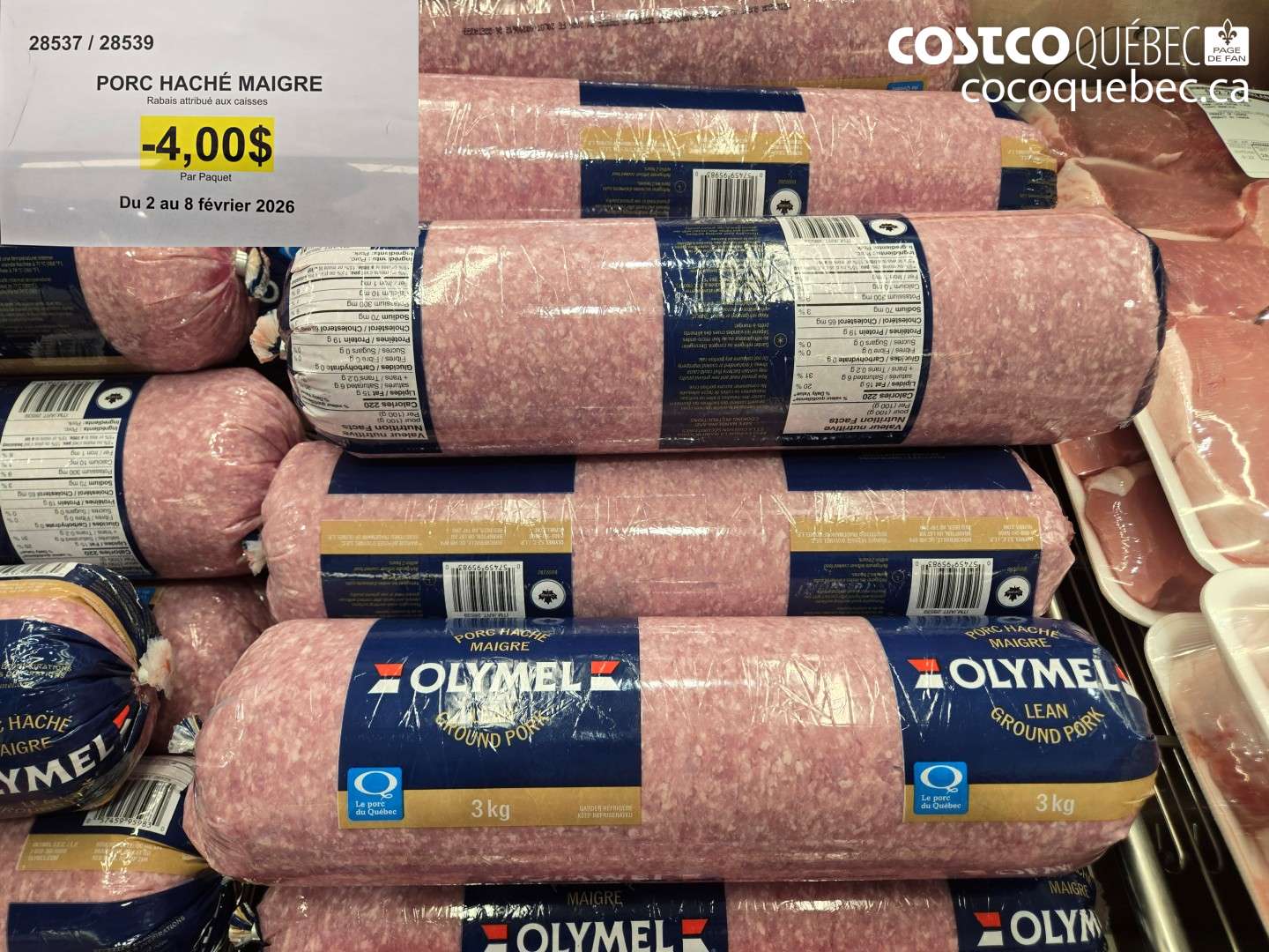 28537 PORC HACHÉ MAIGRE ($4.00 INSTANT SAVINGS EXPIRES ON 2026-02-08)