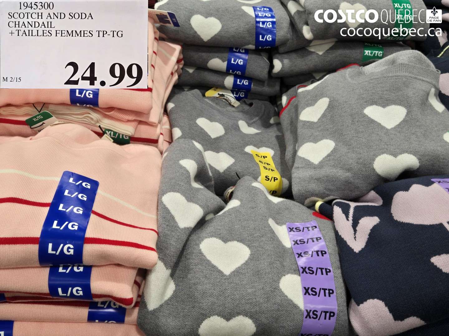 1945300 SCOTCH AND SODA CHANDIAL + TAILLES FEMMES TP-TG $24.99
