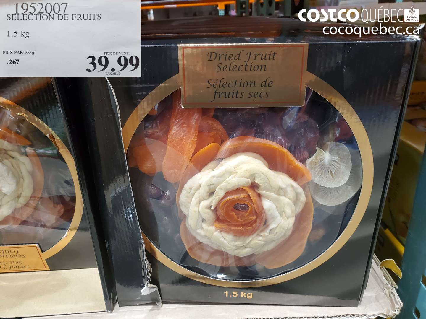 1952007 SELECTION DE FRUITS $39.99