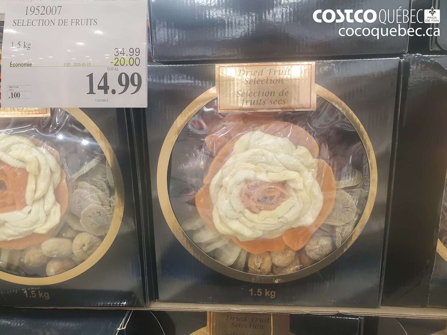 1952007 SELECTION DE FRUITS ($20.00 INSTANT SAVINGS EXPIRES ON 2026-03-15) $14.99