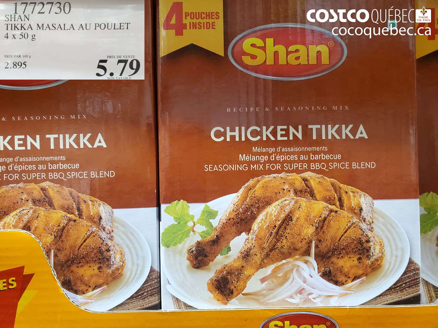 1772730 SHAN TIKKA MASALA AU POULET $5.79