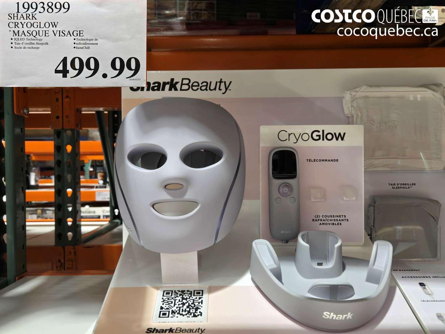 1993899 SHARK CRYOGLOW MASQUE VISAGE $499.99