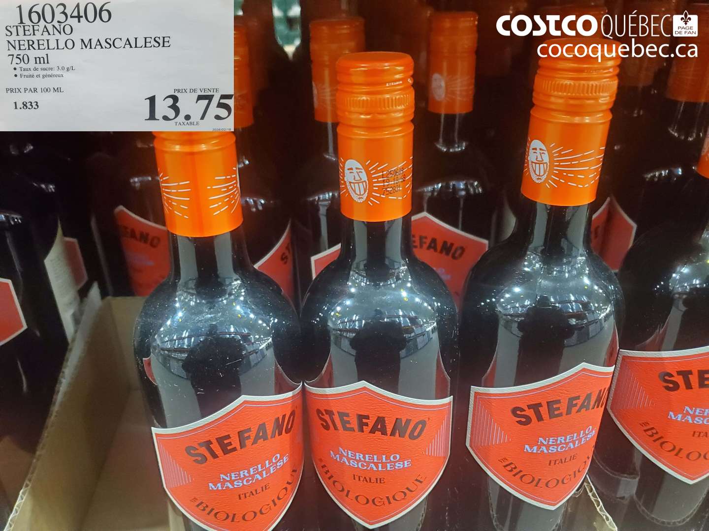 1603406 STEFANO NERELLO MASCALESE 750 ml $13.75