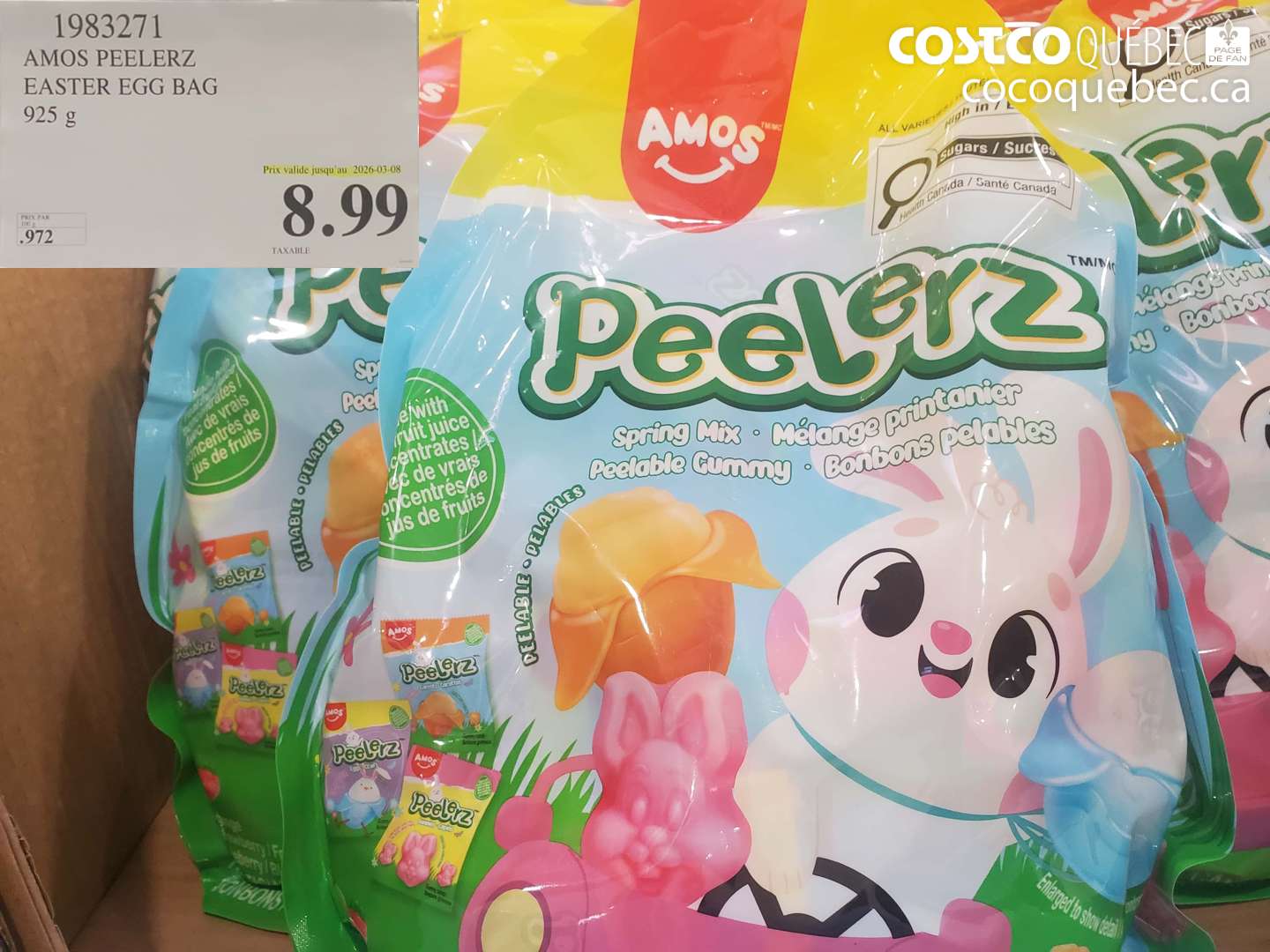 1983271 AMOS PEELERZ EASTER EGG BAG (EXPIRES ON 2026-03-08) $8.99