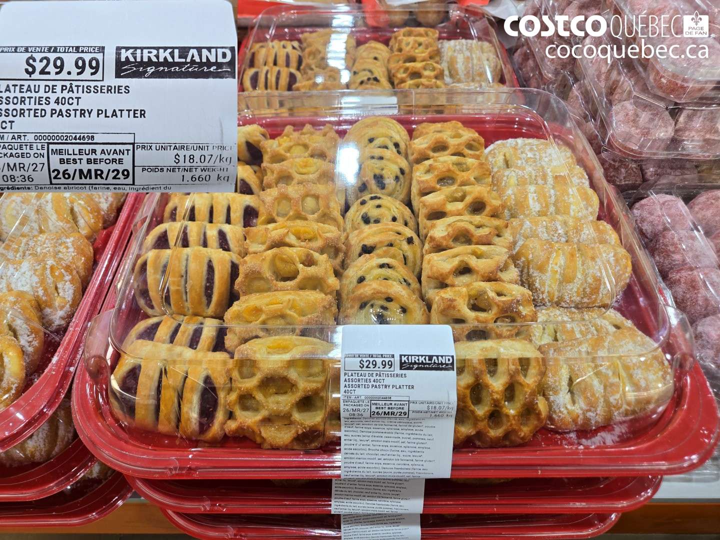 2044698 ASSORTED PASTRY PLATTER $29.99