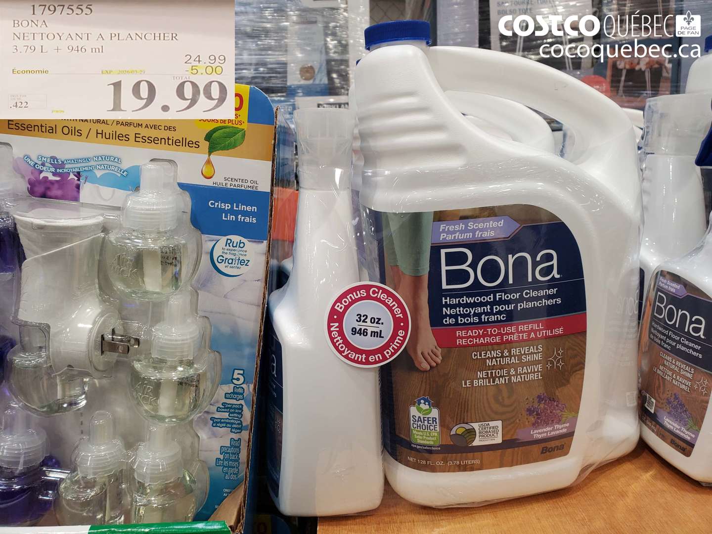1797555 BONA NETTOYANT A PLANCHER ($5.00 INSTANT SAVINGS EXPIRES ON 2026-03-29) $19.99