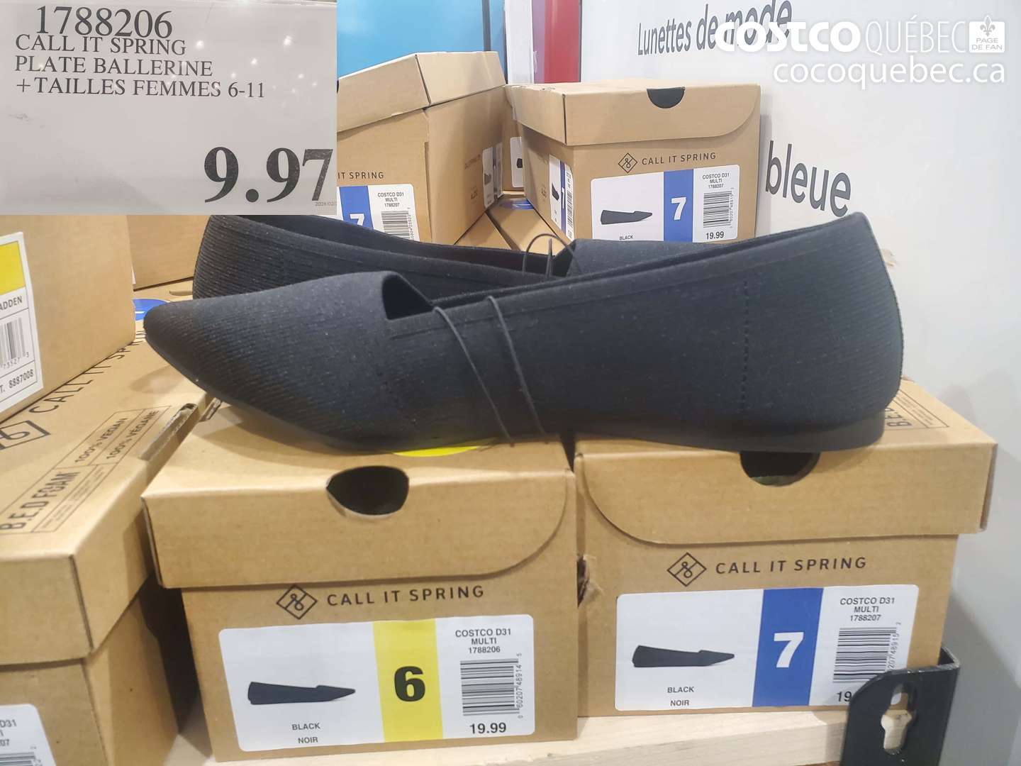 1788206 CALL IT SPRING PLATE BALLERINE + TAILLES FEMMES 6-11 $9.97