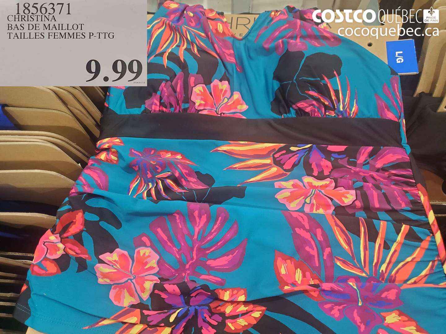 1856371 CHRISTINA BAS DE MAILLOT TAILLES FEMMES P-TTG $9.99