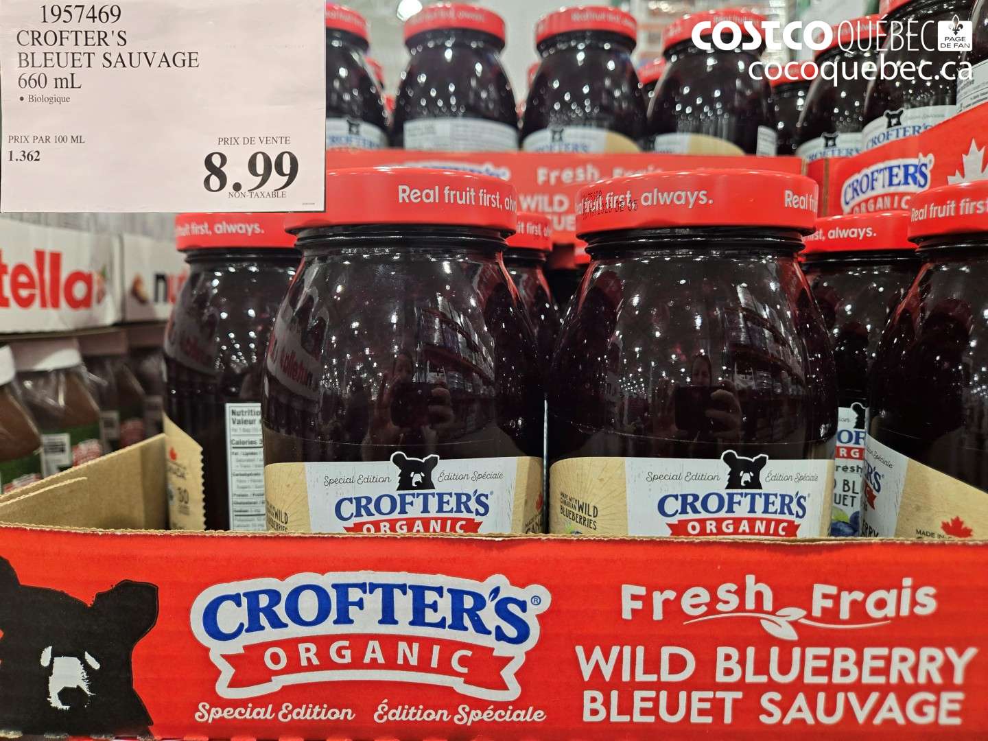 1957469 CROFTER'S BLEUET SAUVAGE 660 ML $8.99