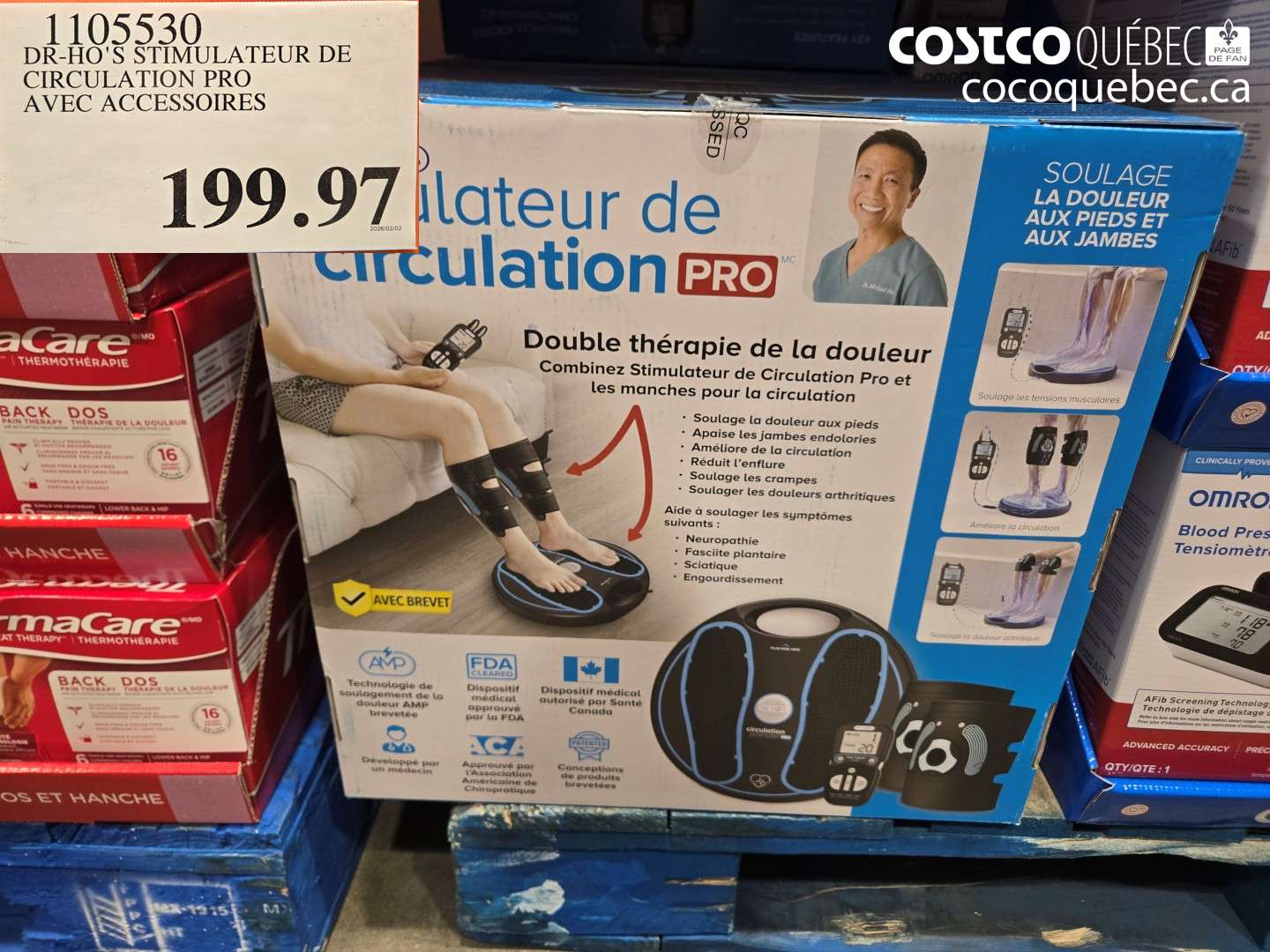 1105530 DR-HO'S STIMULATEUR DE CIRCULATION PRO AVEC ACCESSOIRES $199.97