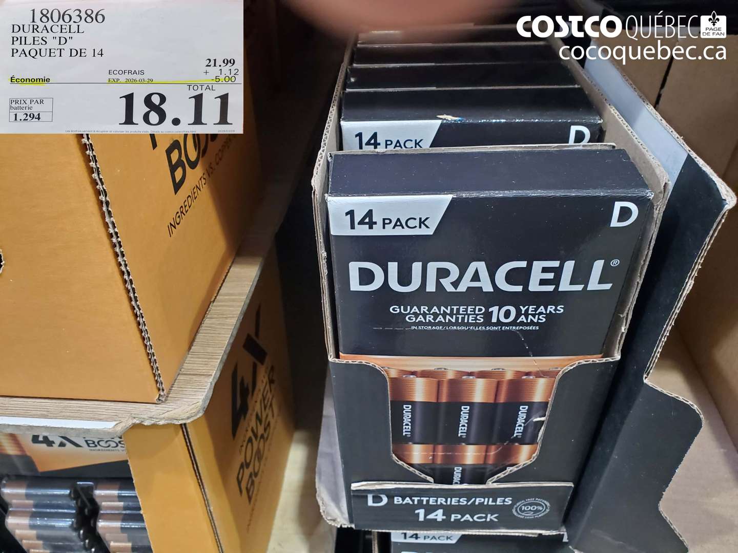1806386 DURACELL PILES 