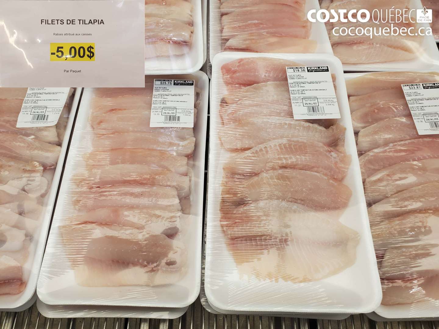 0000 FILETS DE TILAPIA ($5.00 INSTANT SAVINGS)
