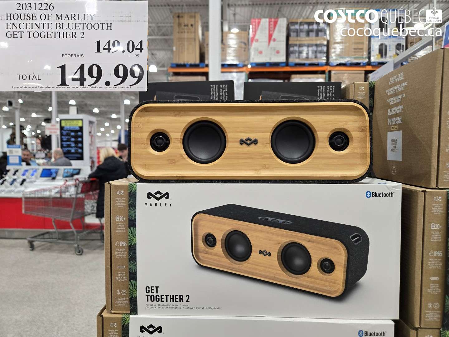 2031226 HOUSE OF MARLEY ENCEINTE BLUETOOTH GET TOGETHER 2 $149.99