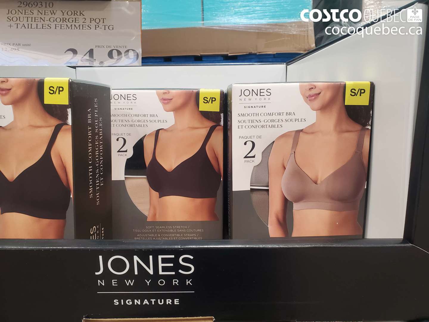 2969310 JONES NEW YORK SOUTIEN-GORGE 2 POT + TAILLES FEMMES P-TG $24.99