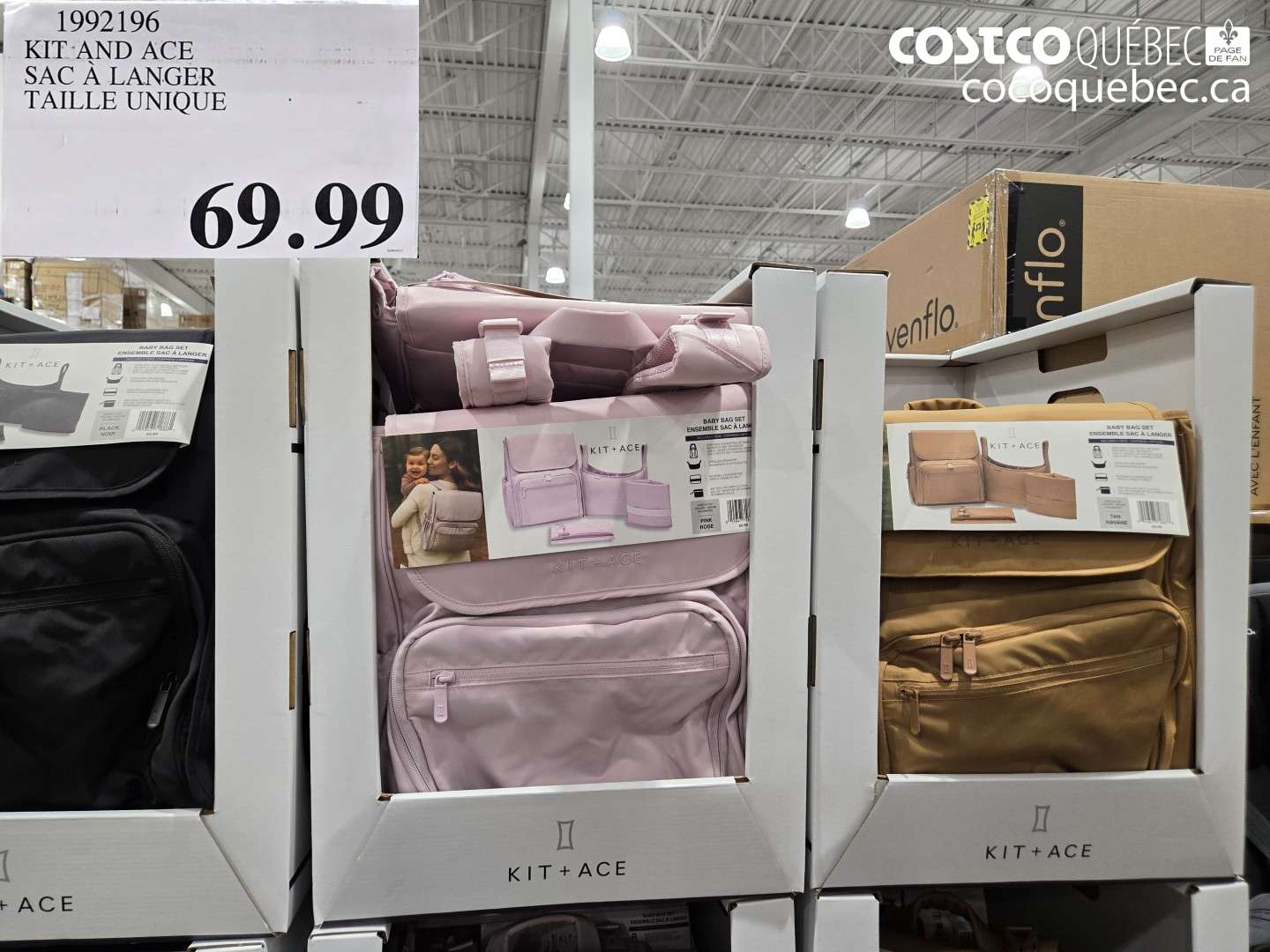 1992196 KIT AND ACE SAC À LANGER TAILLE UNIQUE $69.99