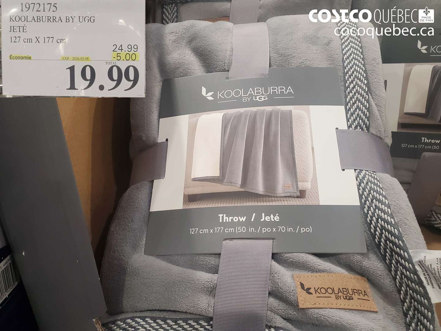 1972175 KOOLABURRA BY UGG JETÉ ($5.00 INSTANT SAVINGS EXPIRES ON 2026-03-08) $19.99