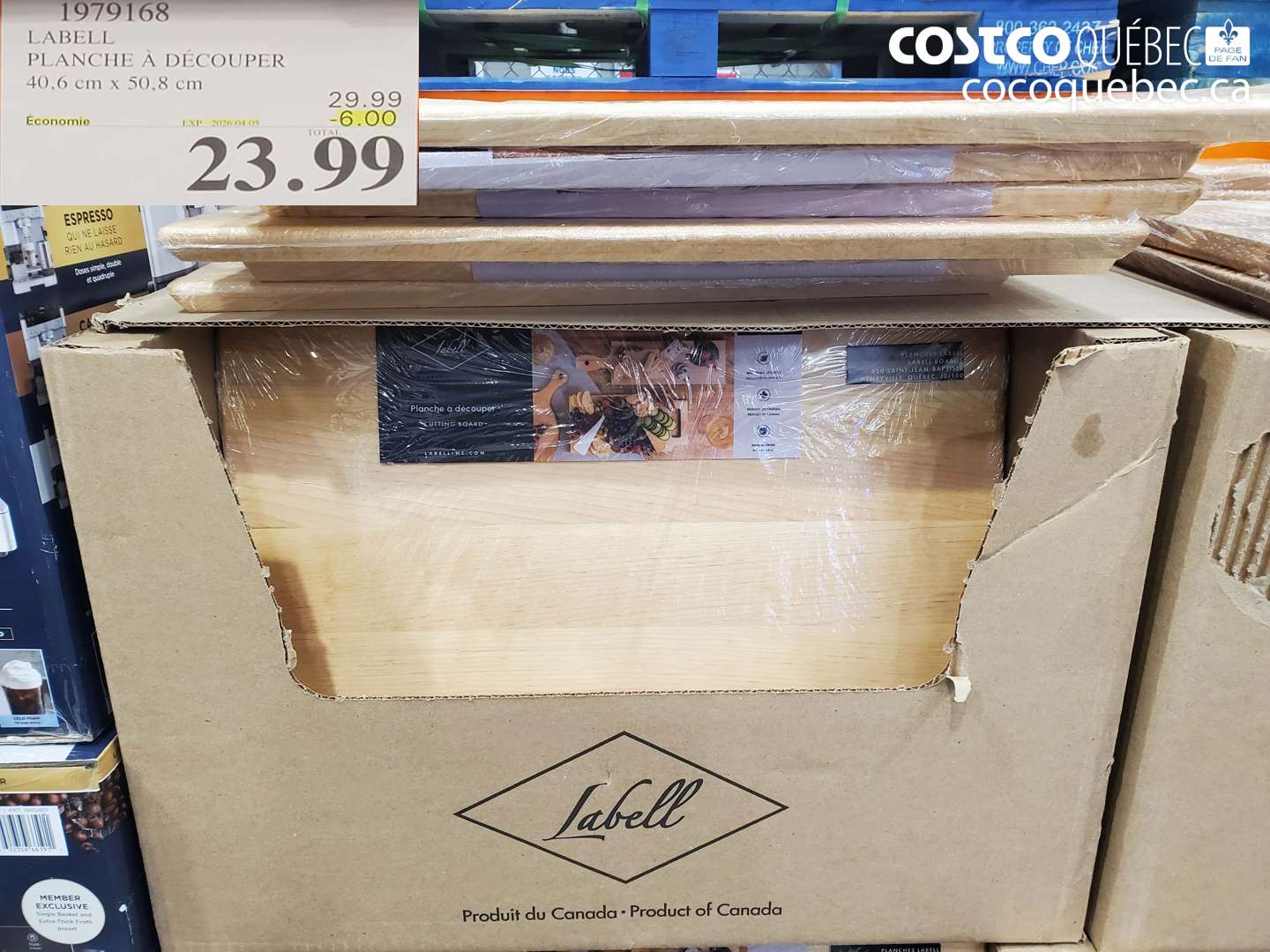 1979168 LABEL PLANCHE À DÉCOUPER 40,6 CM X 50,8 CM ($6.00 INSTANT SAVINGS EXPIRES ON 2026-04-05) $23.99