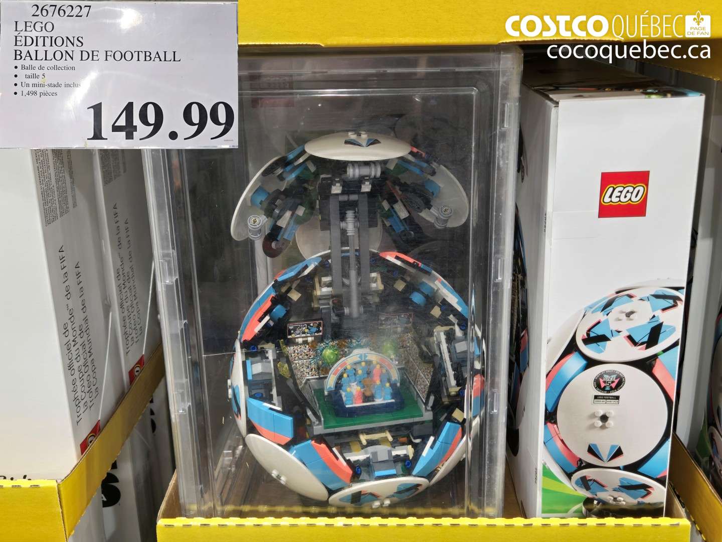 2676227 LEGO ÉDITIONS BALLON DE FOOTBALL $149.99
