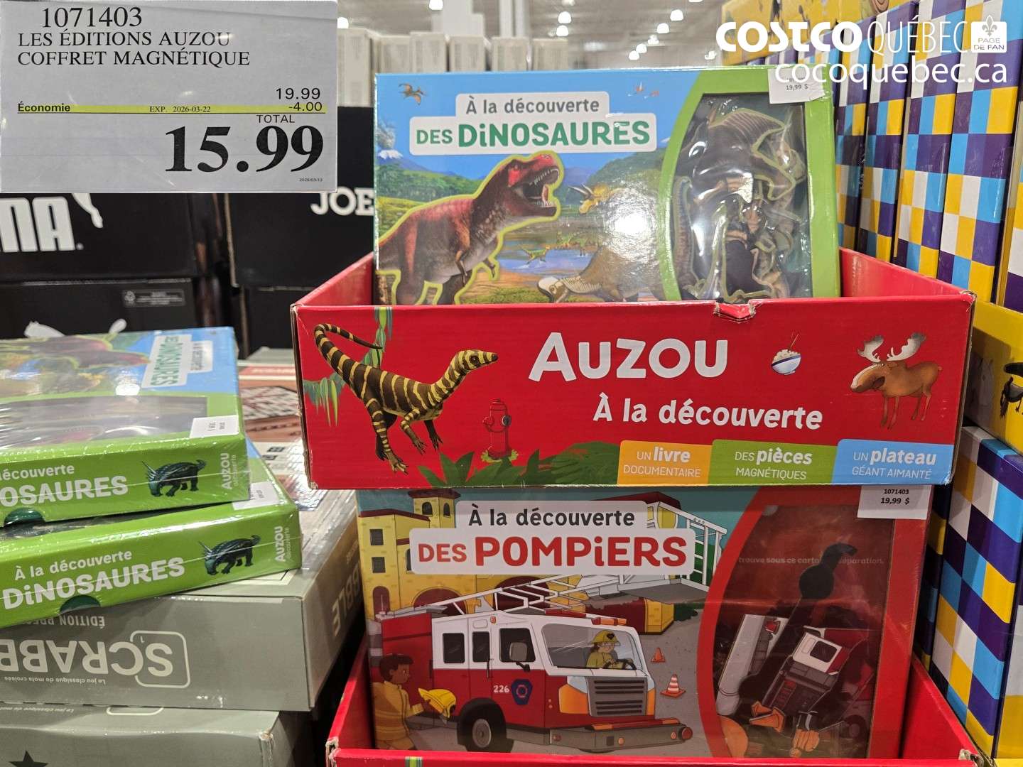 1071403 LES EDITIONS AUZOU COFFRET MAGNETIQUE ($4.00 INSTANT SAVINGS EXPIRES ON 2026-03-22) $15.99