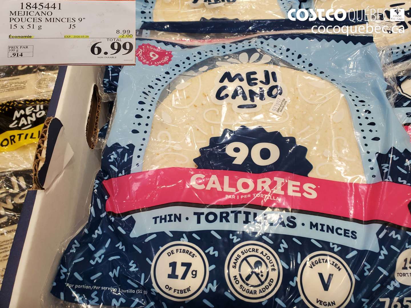 1845441 MEJICANO POUCES MINCES 9 15 X 51 G ($2.00 INSTANT SAVINGS EXPIRES ON 2026-03-29) $6.99