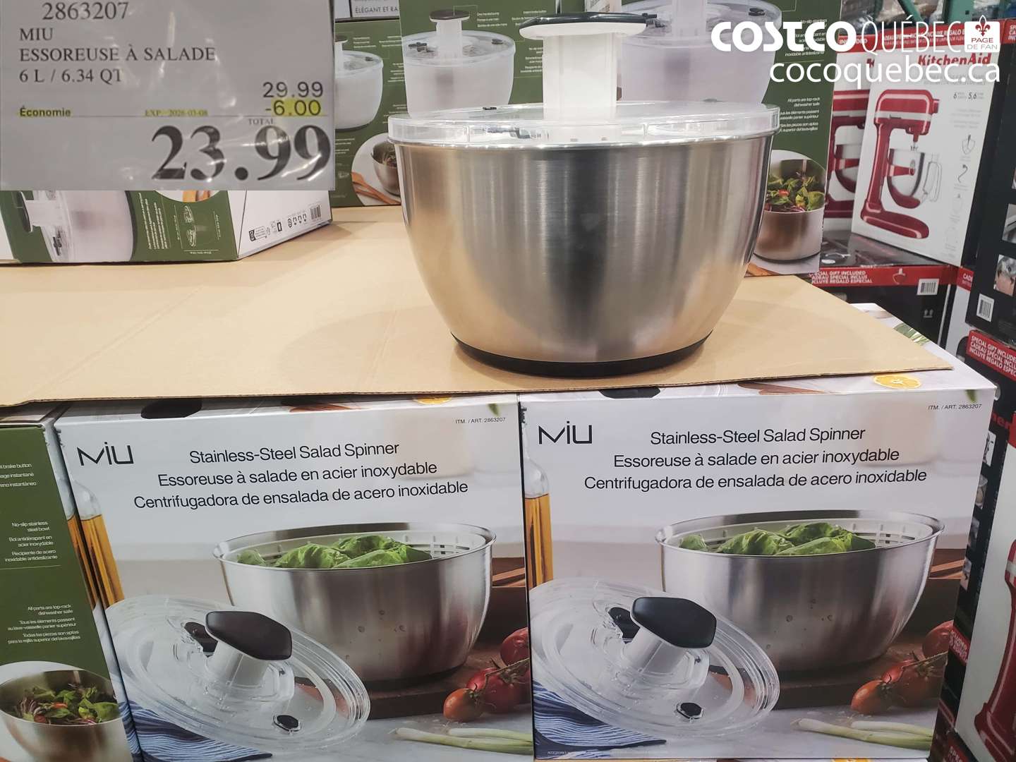 2863207 MIU ESSOREUSE À SALADE ($6.00 INSTANT SAVINGS EXPIRES ON 2026-02-01) $23.99