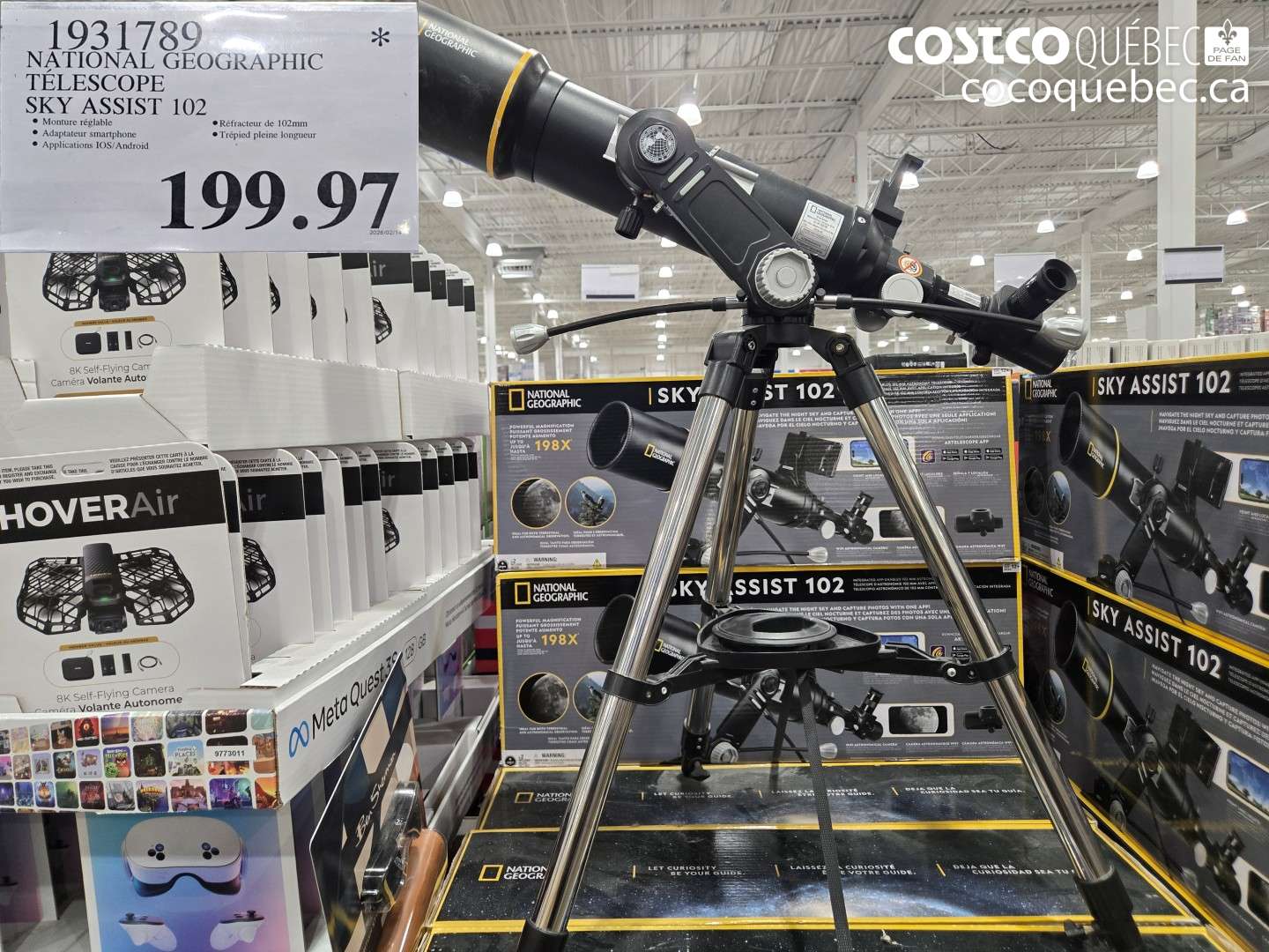 1931789 NATIONAL GEOGRAPHIC TELESCOPE SKY ASSIST 102 $199.97