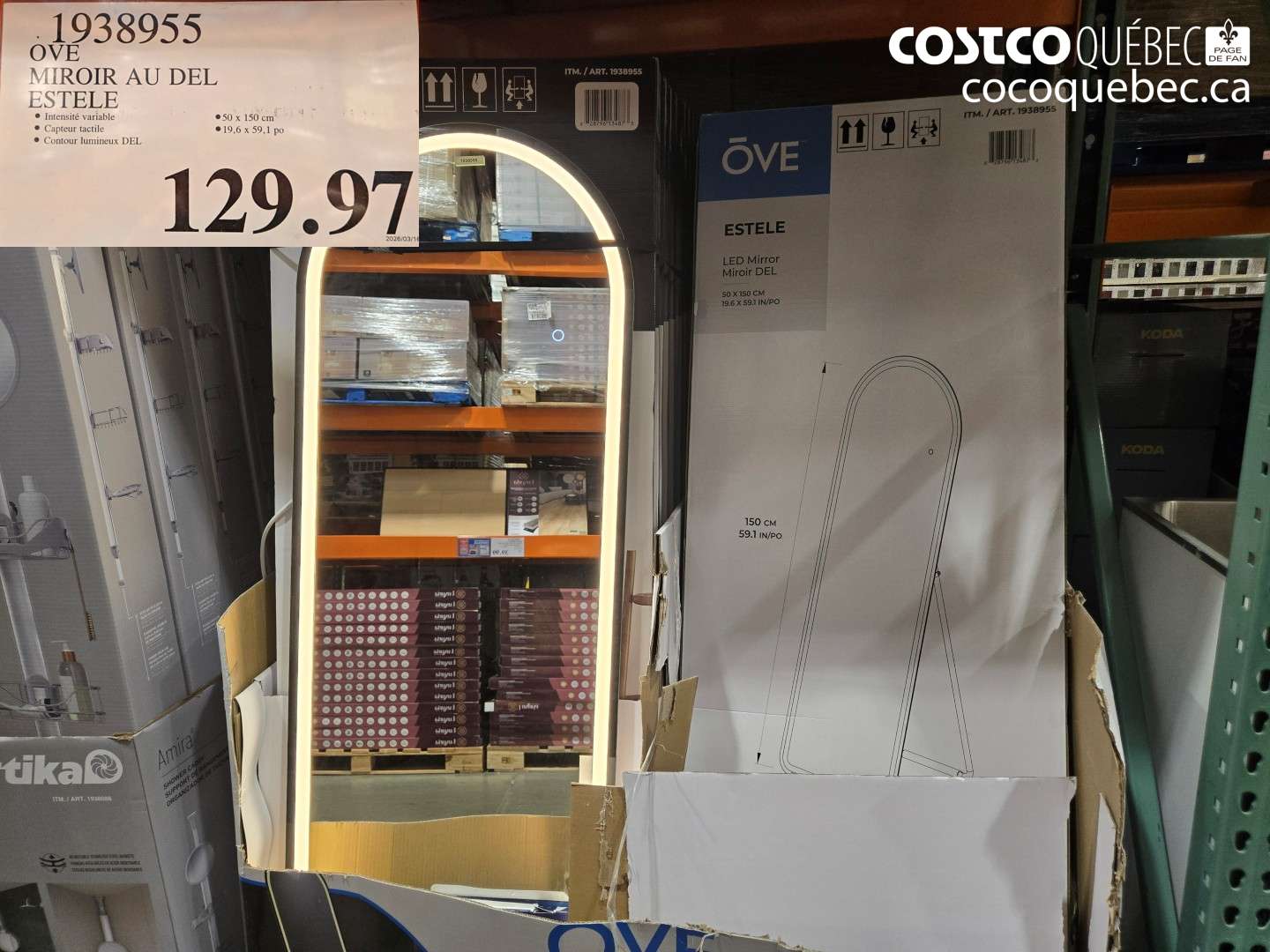 1938955 OVE MIROIR AU DEL ESTELLE $129.97