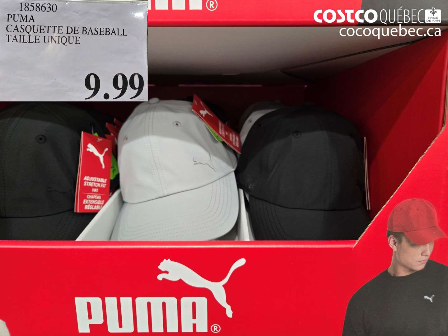 1858630 PUMA CASQUETTE DE BASEBALL TAILLE UNIQUE $9.99