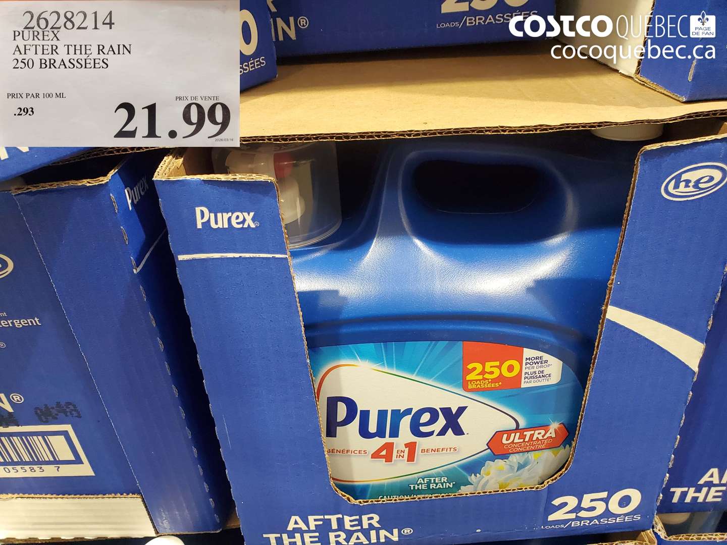 2628214 PUREX AFTER THE RAIN 250 BRASSEES $21.99