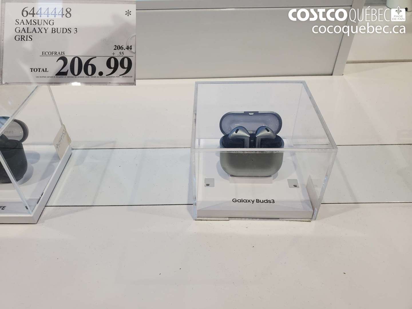 6444448 SAMSUNG GALAXY BUDS 3 GRIS $206.99
