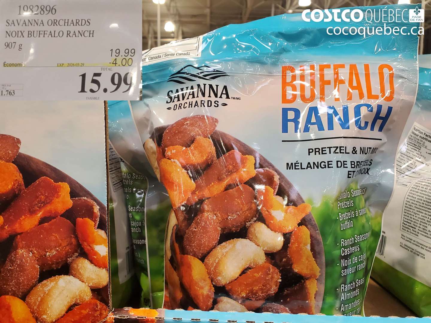 1982896 SAVANNA ORCHARDS NOIX BUFFALO RANCH ($4.00 INSTANT SAVINGS EXPIRES ON 2026-03-29) $15.99