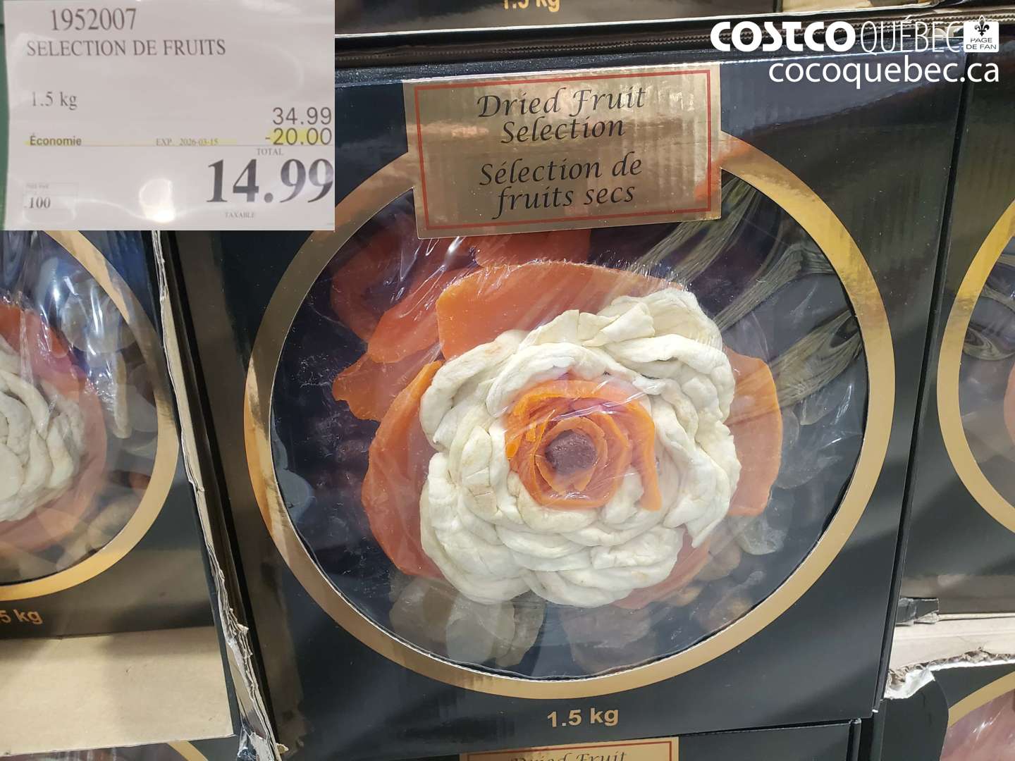 1952007 SELECTION DE FRUITS ($20.00 INSTANT SAVINGS EXPIRES ON 2026-03-15) $14.99