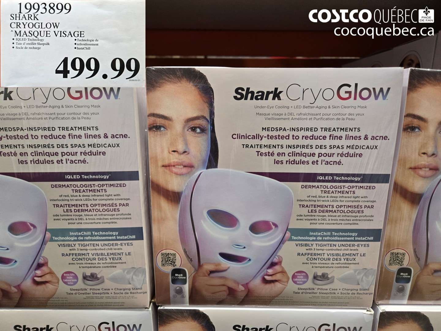 1993899 SHARK CRYOGLOW MASQUE VISAGE $499.99