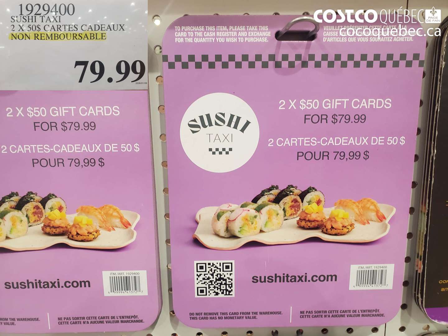 1929400 SUSHI TAXI $79.99