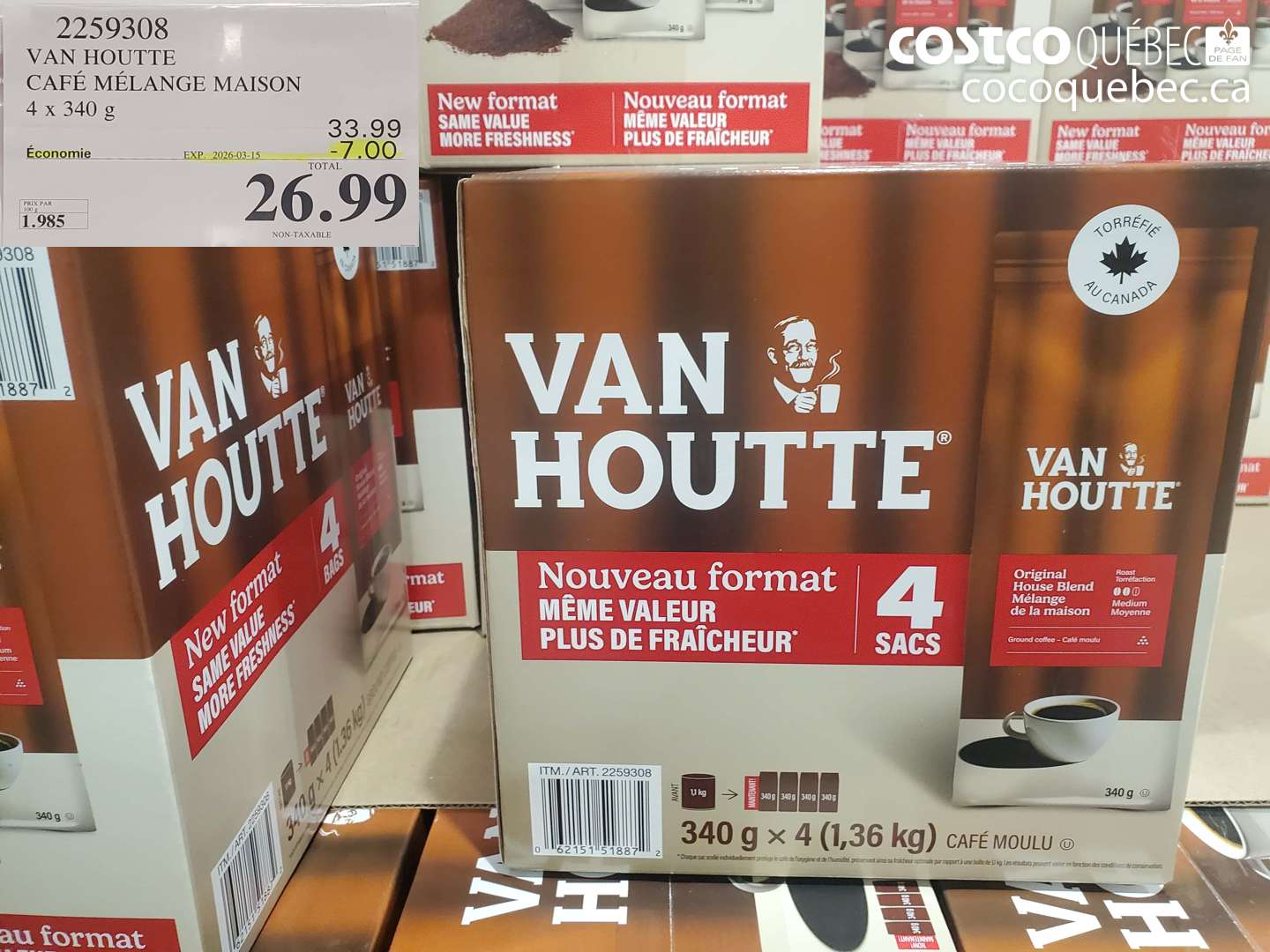 2259308 VAN HOUTTE CAFÉ MÉLANGE MAISON ($7.00 INSTANT SAVINGS EXPIRES ON 2026-03-15) $26.99